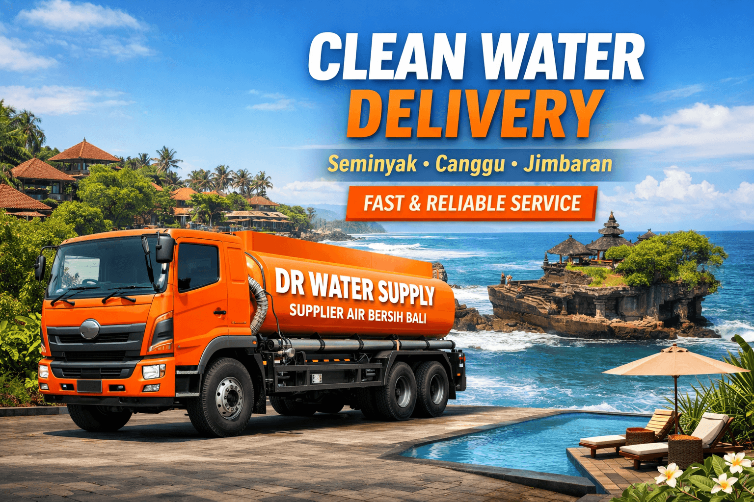 Supplier Air Bersih Bali – Solusi Cepat & Andal untuk Villa, Hotel, dan Proyek