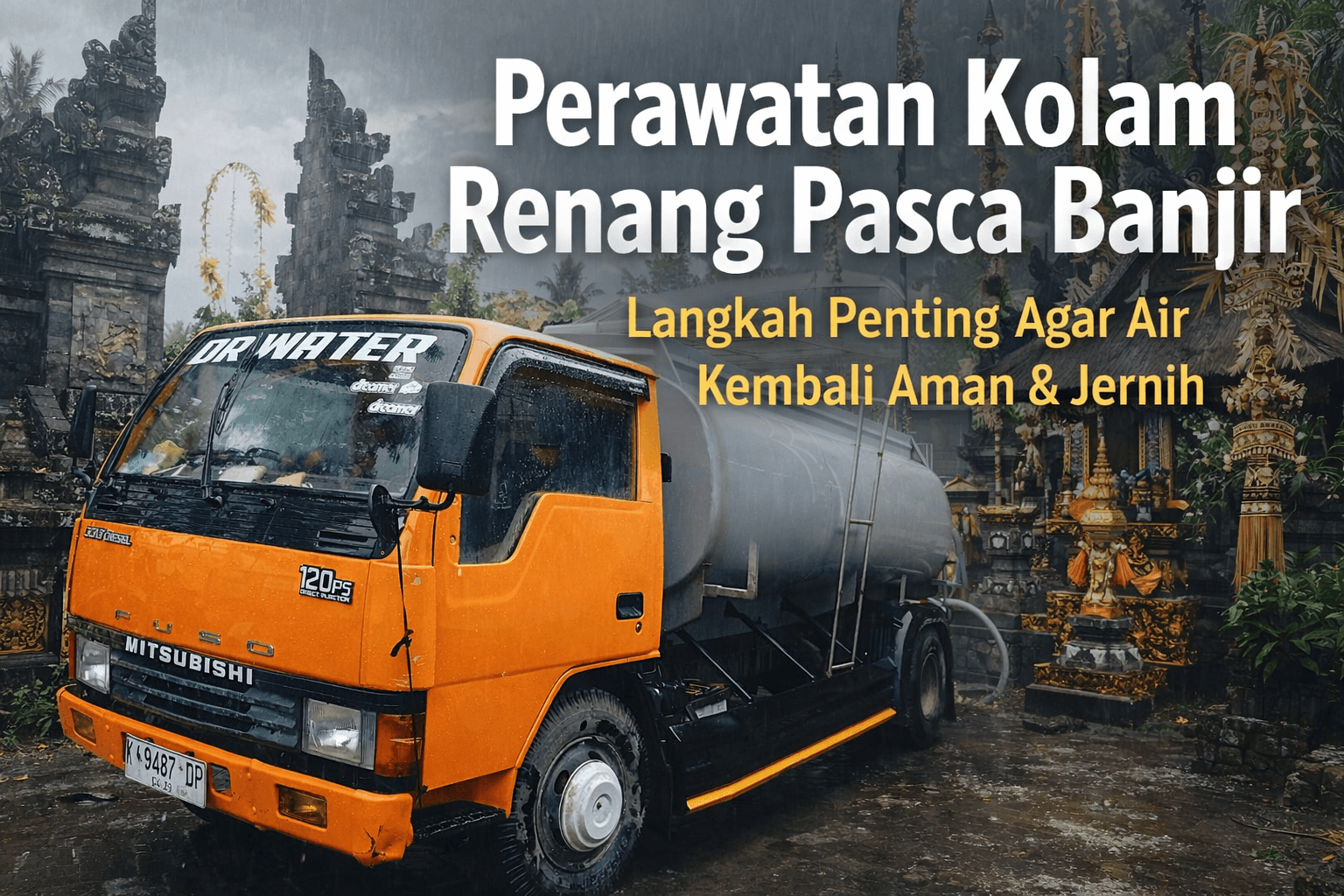 Perawatan Kolam Renang Pasca Banjir: Langkah Penting Agar Air Kembali Aman & Jernih
