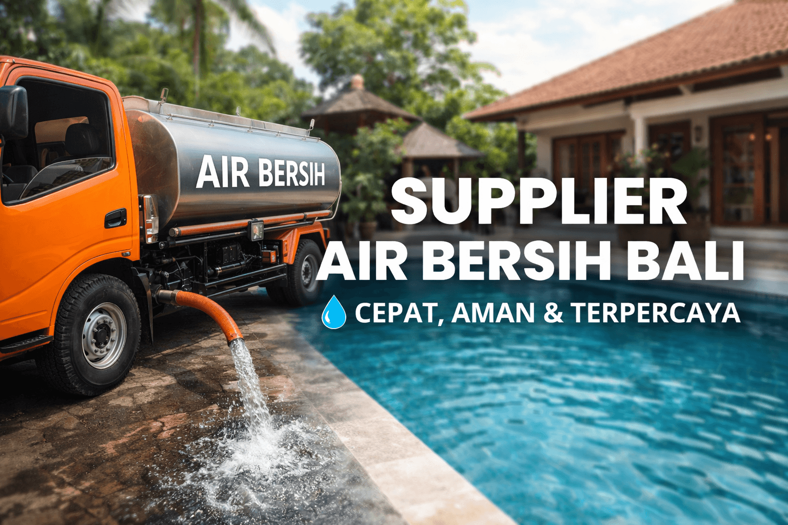 Supplier Air Bersih Bali Terpercaya: Solusi Cepat untuk Rumah, Villa & Bisnis