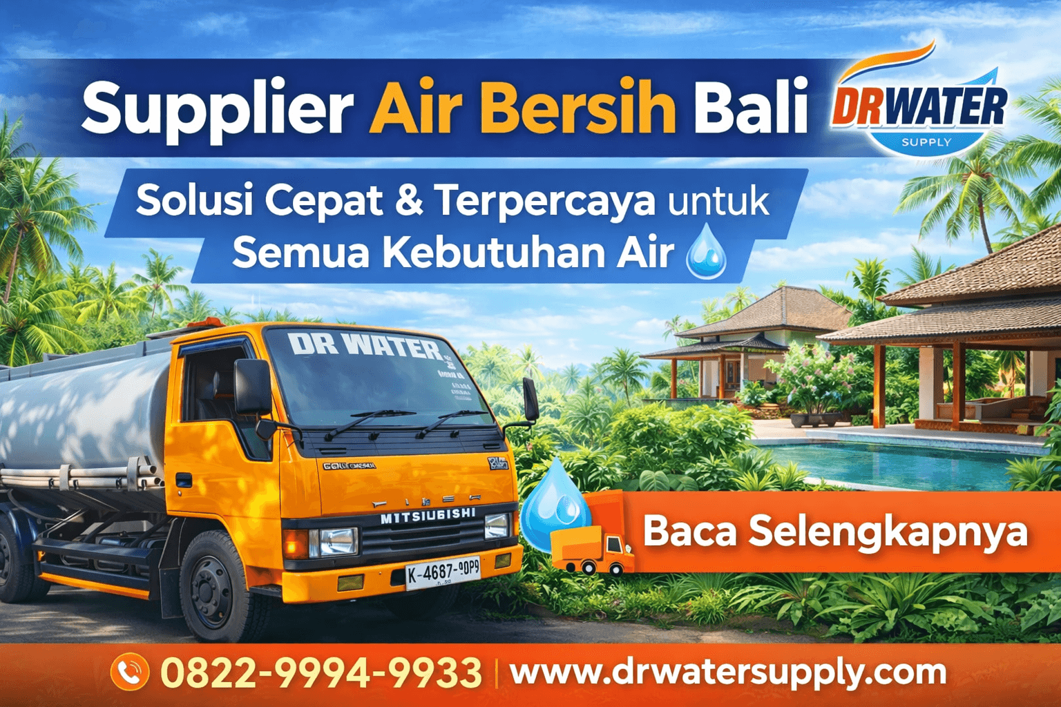 Supplier Air Bersih Bali – Solusi Cepat & Terpercaya untuk Semua Kebutuhan Air